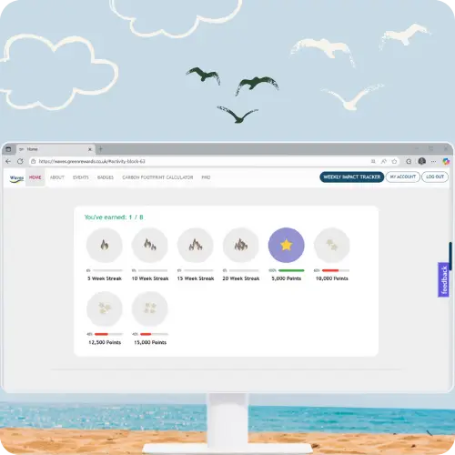 Badges on the Nijhuis Saur 'Waves' Platform