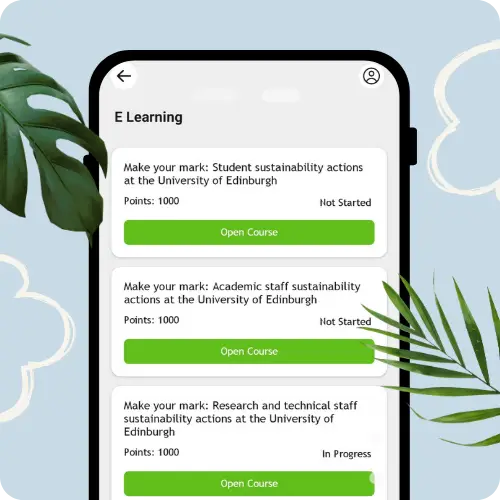 Edinburgh Sustainability Rewards eLearning App