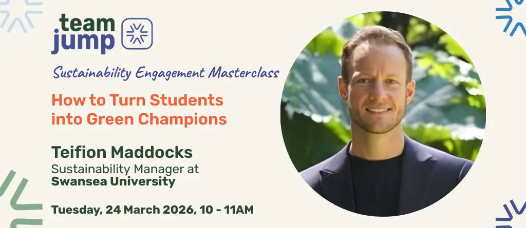 Turn students into sustainability champions with Teifion Maddocks